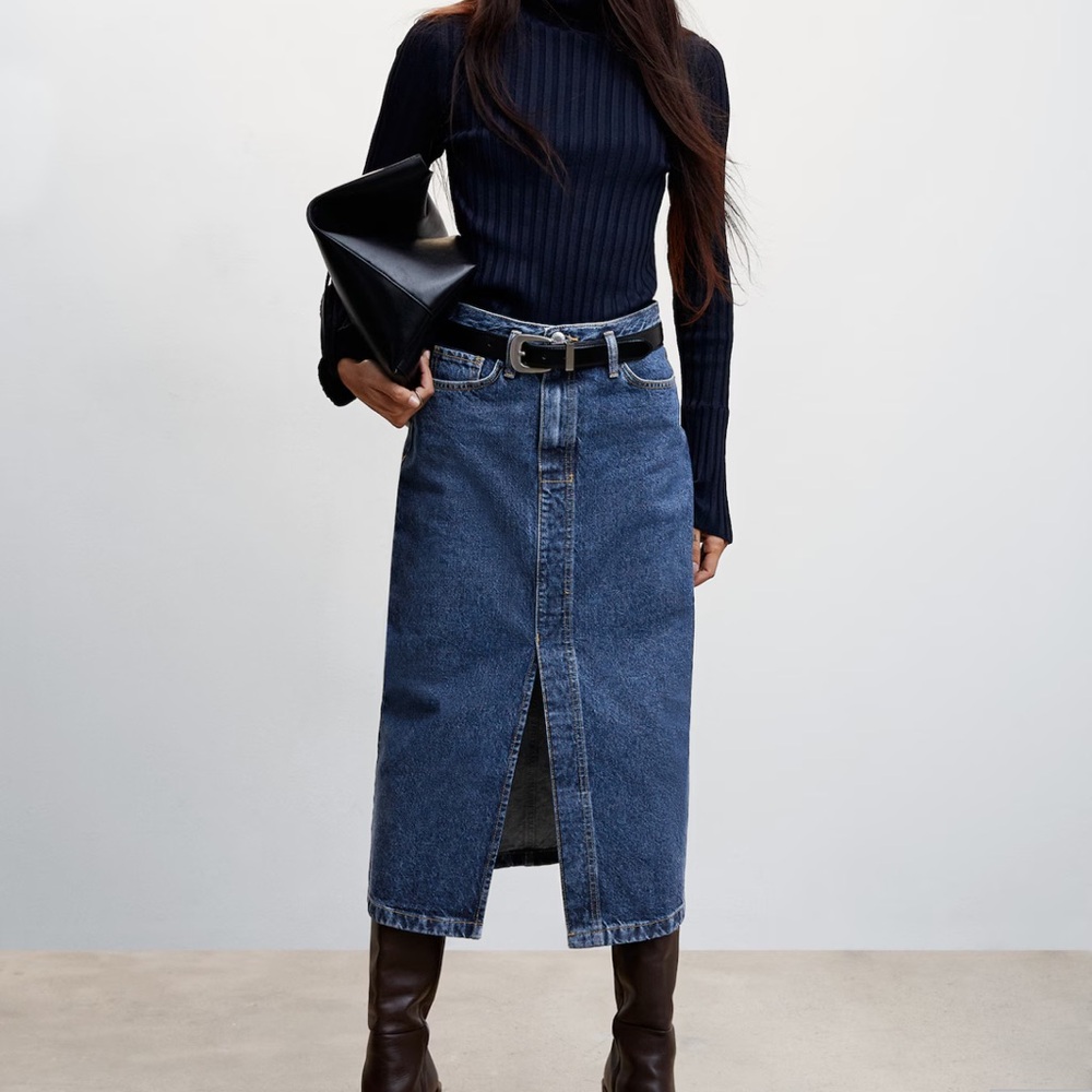 Denim skirt